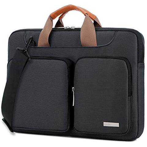 Lacdo 15.6 Inch Laptop Shoulder Bag, 360° Protective Sleeve Case Compatible Acer Aspire,