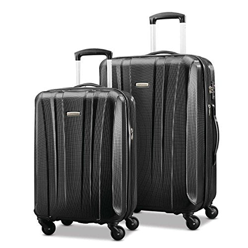 Samsonite pulse dlx lightweight 2 sales piece hardside set