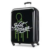 American Tourister Kids' Nickelodeon Slime Hardside Spinner 28, Black/Green