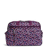 Vera Bradley Women's Lighten Up Weekender Travel Bag, berry burst