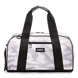 Vooray Burner 16" Compact Gym Bag with Shoe Pocket (Snow Hex Camo)