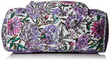 Vera Bradley Iconic Compact Weekender Travel Bag, Signature Cotton, Lavender Meadow