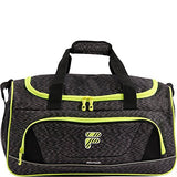 Fila Victory 2.0 Sports Gym Bag, Grey/Neon Lime, One Size