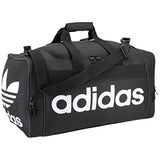 adidas Originals Santiago Duffel Bag, Black/White, One Size