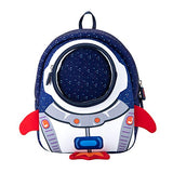 JiePai Toddler Backpack with Safety Harness Leash,Rocket Backpack for Kids Waterproof 3D Cartoon Boys/Girls Backpack,Perfect for Preschool, Daycare, and Day Trips,Age 3-6(Rocket Backpack)