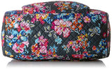 Vera Bradley Iconic Compact Weekender Travel Bag, Signature Cotton, pretty Posies