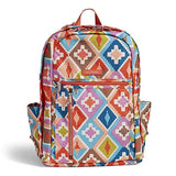 Vera Bradley Lighten Up Grand Backpack, Polyester, Hacienda Diamonds + 1.50 Power