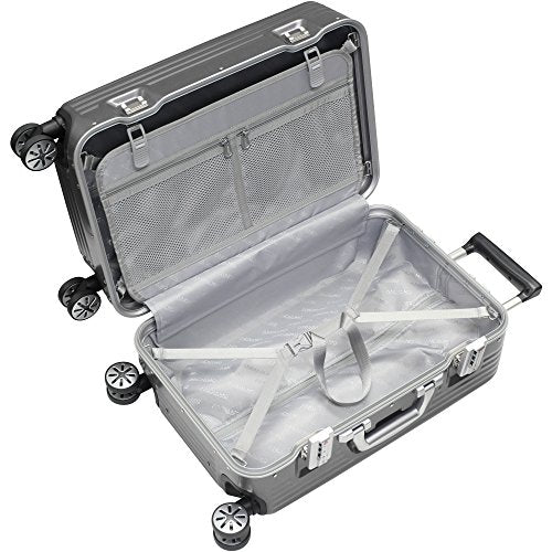 CLUCI Carry On Luggage 100% PC No Zipper Suitcase Aluminum Frame Hard Case  Suitcase Luggage With TSA Lock,20 Carry-On
