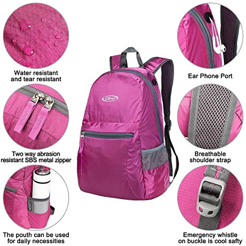 G4Free Lightweight Packable Shoulder Backpack Hiking Daypacks