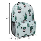 FITMYFAVO 15" Cactus Ultralight Backpack | Bookbag | Daypack with YKK zippers for Teens & Adults