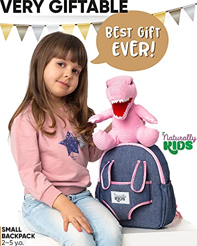 Naturally KIDS Small Dinosaur Backpack - Dinosaur Toys for Kids 3