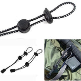 Baoblaze 2pcs/set Securing Fixing Hiking Stick Walking Pole Elastic Cord for Mountaineering