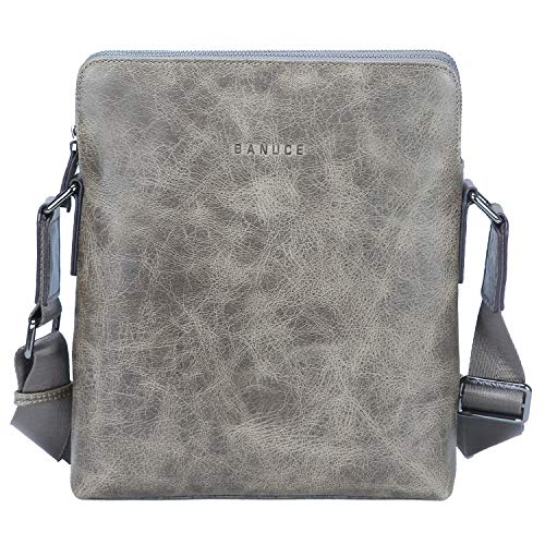 Men's Leather iPad Crossbody Bag