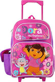 Dora the Explorer 16 Inch Large Rolling Backpack.