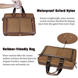 Banuce Waterproof Nylon Laptop Messenger Bag for Men 15.6 inch Business Work Tote Briefcase Slim