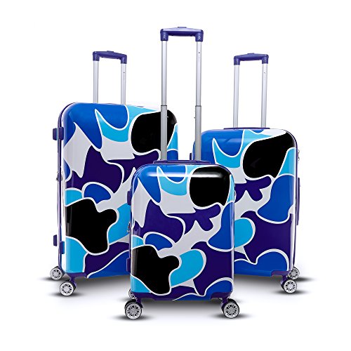 The Camo Collection 3 Piece Expandable Hardside Spinner Luggage Set
