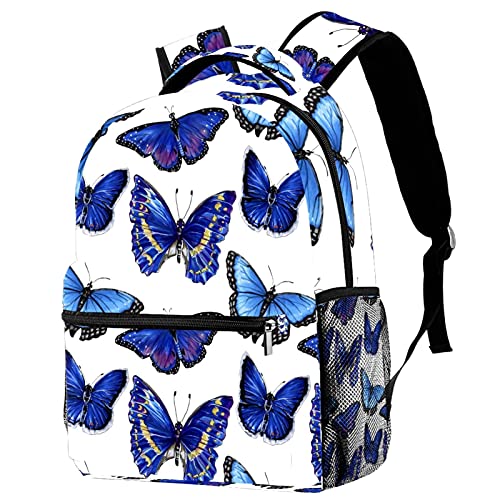 Week-end bag Blue Butterfly girl