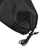 FEESHOW Adult Game Toys Lint Drawstring Storage Bag- Light Weight (Black 5PCS)