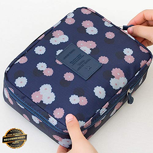 Gatton Portable Travel Makeup Toiletry Case Pouch Flower Organizer Cosmetic Bag New | Style