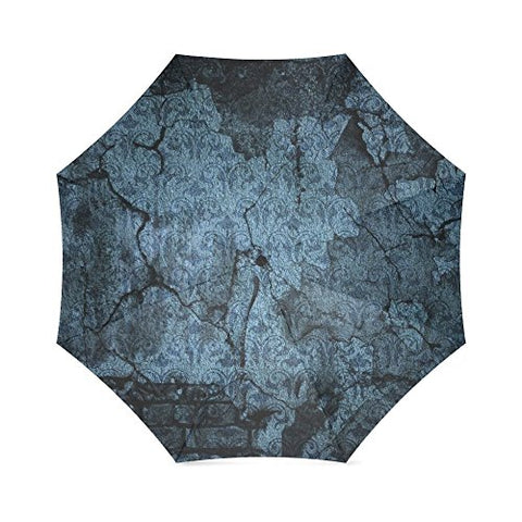 Travel Umbrella Stone Wall Texture Windproof, Anti-UV waterproof Lightweight Portable Outdoor use