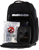 6 Pack Fitness Expedition 500 Backpack - Black Stealth Meal Management Bag