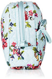 Vera Bradley Iconic Medium Cosmetic, Signature Cotton, Water Bouquet