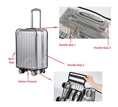 Waterproof Transparent Protective Bag Handle Cover Add-on for Designer Bags