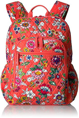 Vera Bradley Women's Campus Tech Backpack, Coral Floral