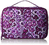 Vera Bradley Women's Iconic Large Blush and Brush Case-Signature