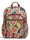 Vera Bradley Quilted Signature Cotton Campus Backpack (Heirloom Paisley)