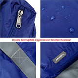 HEXIN 20L Foldable Water Resistant Storage Bag for Men and Women(Blue)