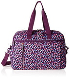 Vera Bradley Women's Lighten Up Weekender Travel Bag, berry burst