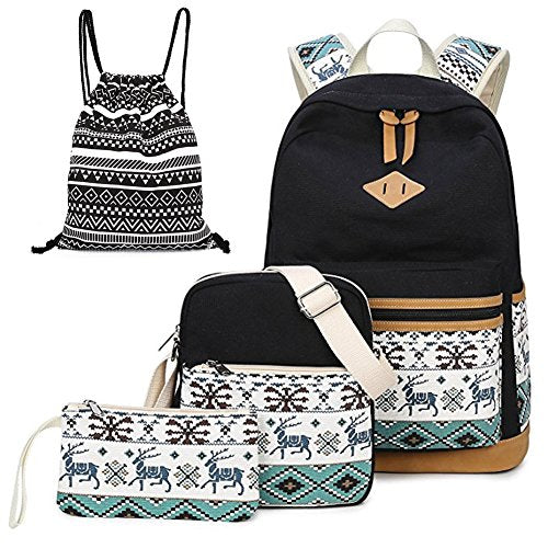 Female Travel Bags Cute Canvas Backpack for Teenage Girl Shoulder Bag Large  Capacity Bag Women Backpack Fashion Student Rucksack