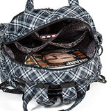 Lug Boxer 2 Gym/Overnight Bag, Plaid Grey, One Size