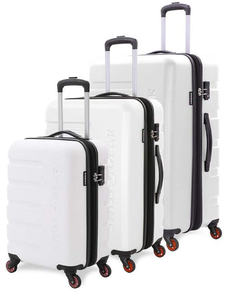 Swissgear 7366 Expandable 3pc Hardside Luggage Set - Orange/Blue