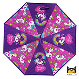 MRTLLOA Kids Umbrella, Reverse Kids Umbrella Girls, Inverted Kids Umbrella Boys, Upside Down Umbrellas for Kids Boys & Girls, Unicorn Gifts for Girls, Age 4-13 (Dreamy Union)