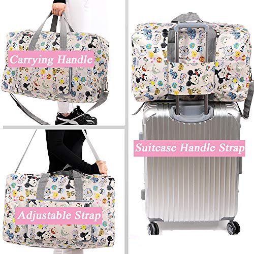 Tracebbg 50L Cute Duffle Bag Women Travel - Weekender Bag for Women Travel  - Hospital Bag for Labor and Delivery - Overnight Bag with Shoe