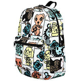 Animal Crossing Online Video Game Tile Print Sublimated Laptop Backpack