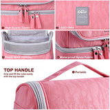Designer Hanging Toiletry Bag| Travel Cosmetics Bag by HANKCLES| Waterproof Nylon Organizer for