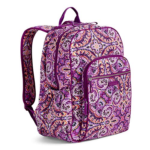 Vera Bradley Iconic Campus Backpack, Signature Cotton, dream tapestry