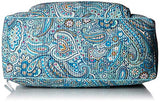 Vera Bradley womens Iconic Deluxe Weekender Travel Bag, Signature Cotton, Daisy Dot Paisley, One Size