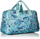 Vera Bradley Lighten Up Compact Weekender, Polyester, Daisy Paisley