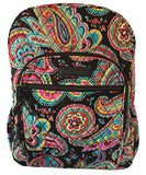 Vera Bradley Campus Backpack (Parisian Paisley/ Black Interior)