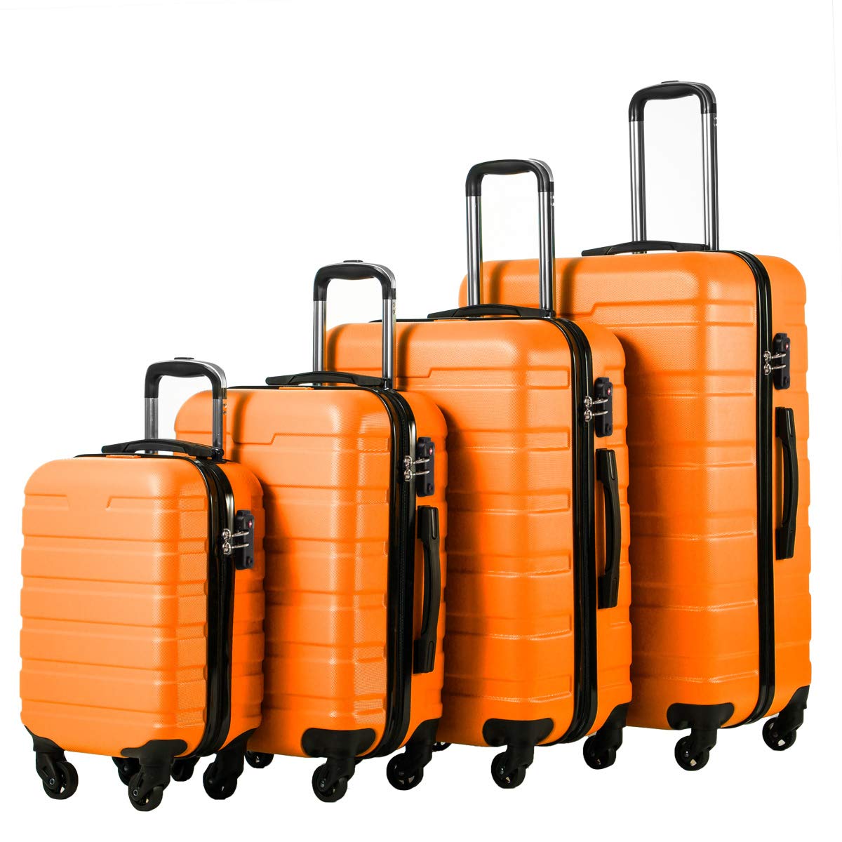 Shop COOLIFE Luggage 4 Piece Set Suitcase Spi – Luggage Factory