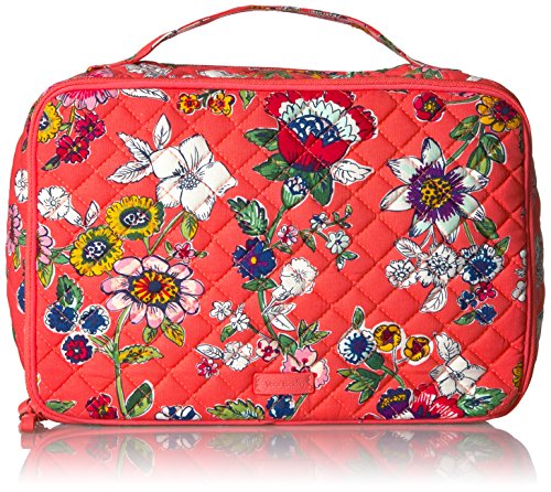 Vera Bradley Toucan Party deals Large Blush & Brush Makeup Case