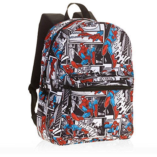 Amazon.com: Marvel Spiderman Backpack With Lunch Box ~ 5 Pc Bundle With 15