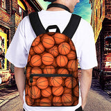 Jeremysport Canvas Printing Basketball Backpack Laptop Backpack Schoolbag …