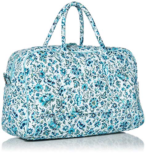 Vera Bradley Women's Cotton Large Travel Duffel Bag Cloud Vine Multi 