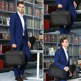 Briefcase for 17 Inch Laptop, Business Travel Bag, Expandable Large Hybrid Shoulder Bag, Water