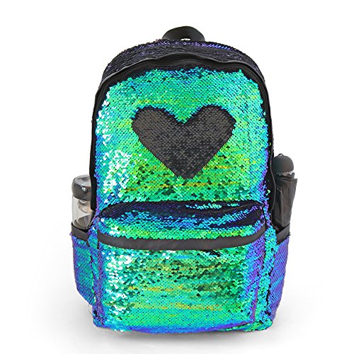 Glitter Magic Reversible Sequin School Backpack,Sparkly Lightweight ...